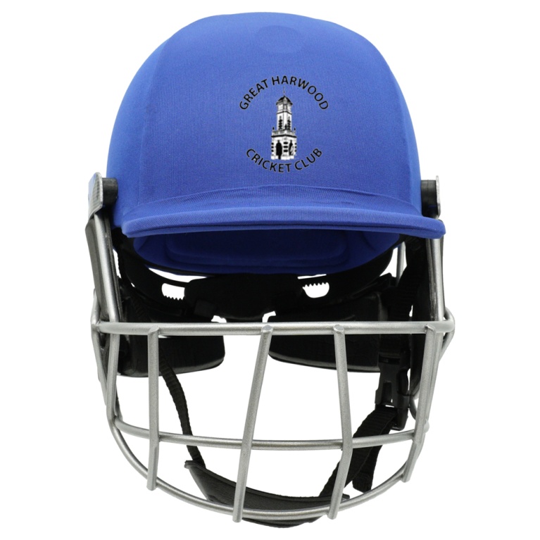 Great Harwood CC - Forma Cricket Helmet - Pro Axis- Steel Grill - Royal