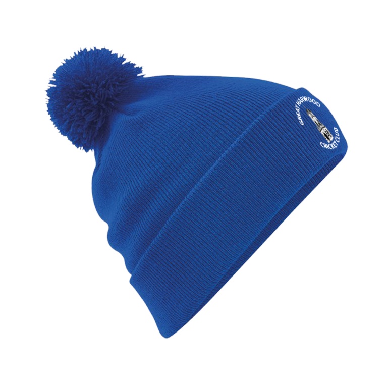 GREAT HARWOOD CC Original Pom Pom Beanie : Royal