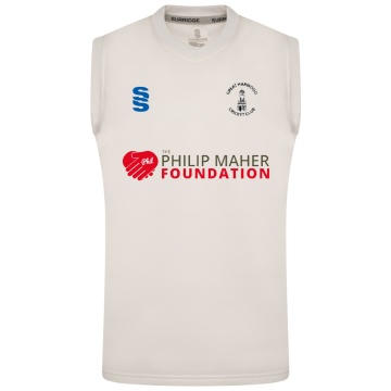 Great Harwood CC BLAST SLEEVELESS SWEATER - Ivory