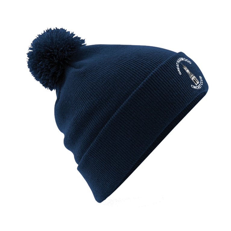 GREAT HARWOOD CC Original Pom Pom Beanie : Navy