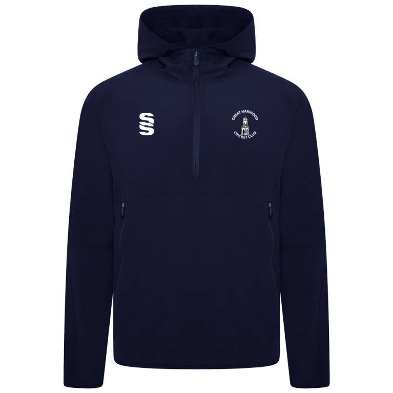 Great Harwood CC - Dual Elite 1/4 Zip Hoody / Rain Jacket