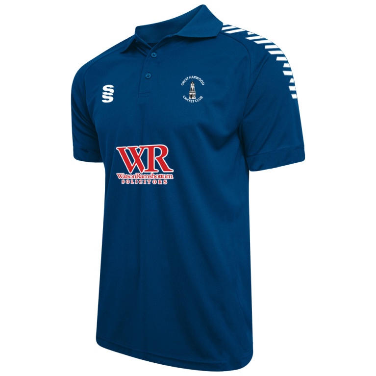 Great Harwood CC - Dual Solid Colour Polo Shirt