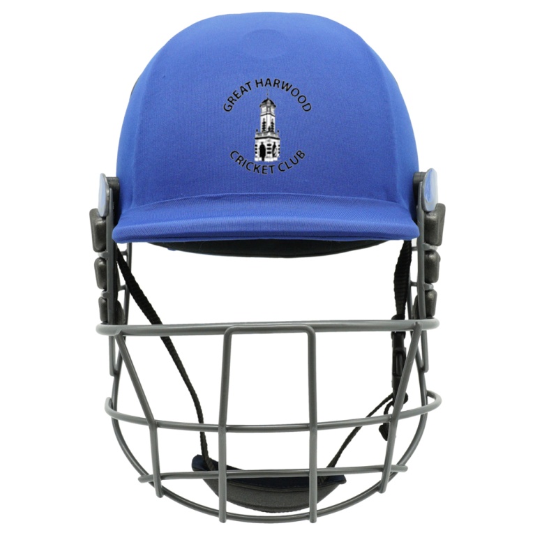Great Harwood CC - Forma Cricket Helmet - Little Master - Steel Grill - Royal